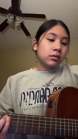 dont wanna break up again ☹️ #fyp #foryou #foryoupage #cover #arianagrande #eternalsunshine #guitar #singer #loveya #bye #gn 