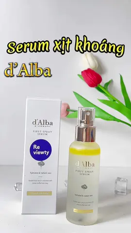 Iem serum dạng xịt khoáng nổi đình đám nhà d’Alba có gì hot #xuhuongtiktok #unboxcunghong #hongugc #ugccreator #viralvideo #reviewty #xitdalba 