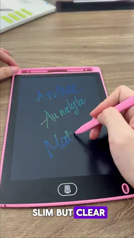 It's easy to erase without worrying about stains or wasting paper #kidstoy #toys #toy #kids #kid #kidtiktok #parents #education #drawingtablet #TikTokMadeMeBuyIt #giftideas 