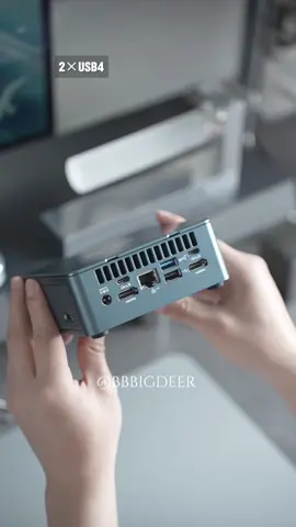This is the smallest pc i have ever seen.the key is that it is equipped with core i9 !??#geekom #pc #desksetup #desktour #unboxing #bdesktop #stodeer #it3 
