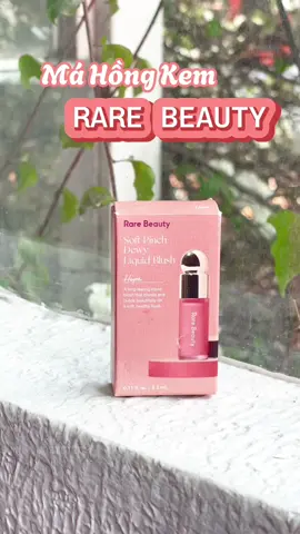 Má hồng kem Rare beauty màu hope siêu cưng #makeup #blush #selena #mahong #beauty #glowyskin #cute 