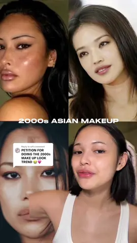 Replying to @aA PERIOD lmk if u want me to create anotha 2000s lewk! and also this skinprep tho! caviar?! 😳😳😳 #fyp #makeup #beautyph #beauty #asianmakeup 