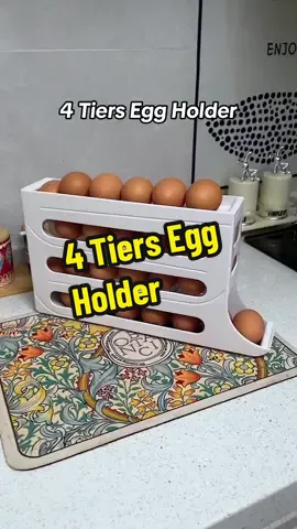 ✅Auto Rolling Fridge Egg Organizer #4TiersEggHolder #AutoRollingEggOrganizer #fyp #trending #tiktokaffiliate #tiktokshop #essentialken 