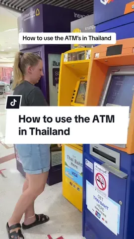 If you need to withdraw cash in Thailand i want to show you how simple it is to do! #travel #fulltimetravel #traveltips #thailand #thailandtips #thailandtiktok 