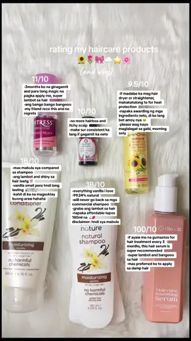 honest rating of my hair products 🎀 worth every penny 💸 disclaimer: results may vary #humannature #haircare #haircareroutine #hairproducts #HairCareTips #hairtok #haircareproduct #vanillagirl #sunfloweroil #vitress 
