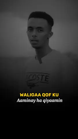 Waligaa qof ku aaminay ha qiyaamin #fyp #jaceyl #foryoupage #soomaali_tiktok #follower #kingmohaaj #xikmaawi #viral 