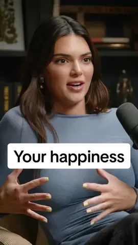 @Kendall Jenner on happiness ❤️ If you haven’t listened to our full talk you can everywhere you get your podcasts 🎙️
