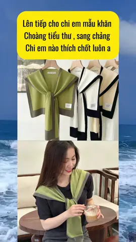 Khăn choàng vai#thoitrangnu #ttlk #xuhuongtiktok #phoidotrend #phukienthoitrang #khanchoang 