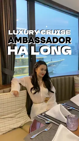 Buổi tối ở Hạ Long thì đâu nhỉ??? - Đi du thuyền Ambassador chứ đi đâu nữa!!!  #ambassador #ambassadorcruise #ambassadorhalong #halong #halongbay #reviewhalong #vivuhalong #reviewdulich #review #combodulich #luxurytravel #dulich5saovietnam #trending #xuhuong #fyp 