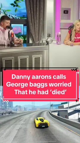 Danny aarons facetime george worried he had ‘died’🫣… #fyp #viral #podcast #podcastclips #notmybaggpodcast #georgebaggs #dannyaarons 