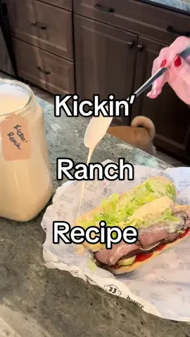 I’ll never forgive Jimmy John’s for that one…#jimmyjohns #kickinranch #Recipe #discontinued #sauce #ranch #homemade #sandwich 