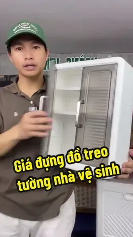 Giá đựng đồ treo tường nhà vệ sinh #giadungdodanang #kedungdodanang #gachoptuongnhavesinh #LearnOnTikTok #xuhuong 