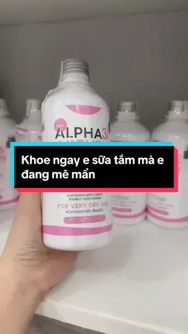 Sữa tắm kích trắng alpha Arbutin cho nàng nào mê trắng  #làmđẹpmỗingày #thuongmpchinhhang #phụnữởnhàcũngphảiđẹp #yêubảnthân #điềutrịdakhoahọc #sữatắm #skincare 