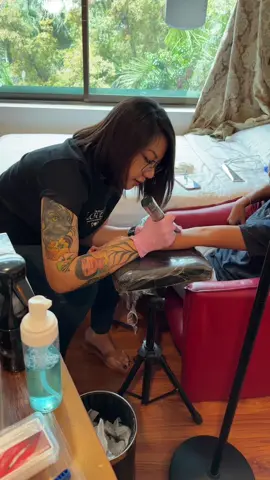 #သား၂ယောက်နဲ့သမီးလေးတစ်ယောက်နာမည်လေးရေးတဲ့ချစ်မေမေ #ArtbyMee✍🏻#MeeMeeTattooArtist09944460099#FireTattooSalon