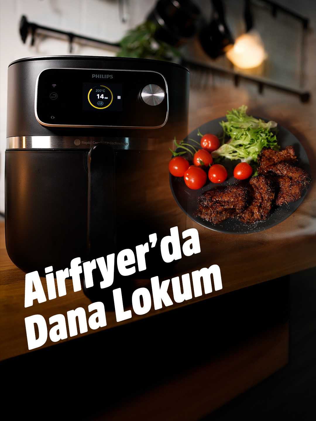 Philips Airfryer Combi XXL ile Vatan’ın mutfağında iftara özel airfryer dana lokum yemek tarifi! Airfryer'da dana lokum malzemeleri: • 500 gr. dana bonfile • 2 çay kaşığı tuz • 1 tutam karabiber • 1 tutam pul biber • 1 tutam toz biber • 1 tutam biberiye • 4 yemek kaşığı zeytinyağı