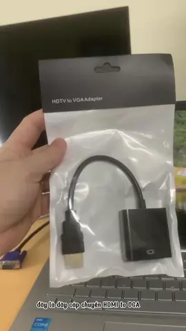 Cáp chuyển HDMI to VGA #hdmitovga #phukiendientu #phukienmaytinh #congnghedientu #trinhchieu 