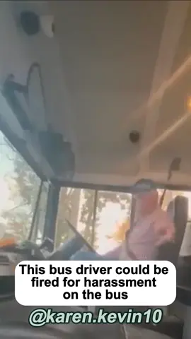 This bus driver could be fired for harassment on the bus #foryou #karen #karensgoingwild #karennetwork #karensoftiktok #karendriver 