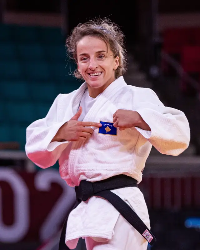 Distria Krasniqi 🇽🇰 Olympic champion in the -48 kg category @tokyo2020🥇 #Sport #Olympics #OlympicQualifiers