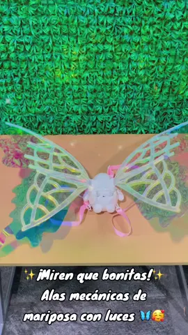 Amamos nuestras Alas de mariposa mecanicas 🦋😍 Tienen luces y sonidos✨  #cotillon #mgigantecotillon #chogoricr #alas #mariposas🦋 #hadas🧚‍♀️ #haditas #fiestas #hadadelbosqueentiktok🧚🏼‍♀️💘🌿 