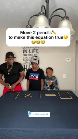 Move 2 pencils✏️ to make this equation true🤔🤣🤣🤣 #Trivia #Comedy #TBFunnyASF 