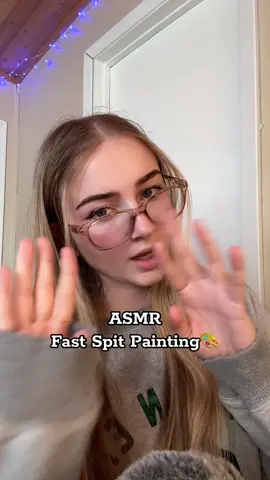 NOT using real spit obviously 🤓 #fyp #foryou #asmr #asmrsounds #asmrtiktoks #asmrroleplay #fastandaggressiveasmr #asmrfastaggressive #asmrrelax #asmrvideo 