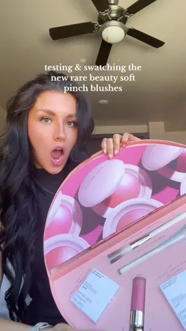thank you @Rare Beauty WOW 🥹🤍Swatching the new rare beauty soft pinch powder blushes!! 🫶🏼 every single shade is an absolute slay  #rarebeauty #rarebeautyblush #softpinchliquidblush #softpinchpowderblush #pr #makeup #testingmakeup #makeupreview #review #newmakeup #sephora #foryou #fyp #grwm #liquidblush #blushes #blush #newproduct #BeautyTok #makeuptutorial #beauty 