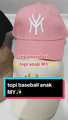 topi baseball anak MY✨ yuk yang mau buruan diorder🥳 #topi #topibaseball #topianak #lebaranekstrasale #tiktokshop #fypシ 