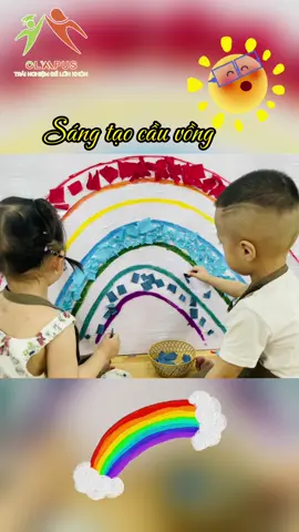 Sáng tạo cầu vồng#olympus #dayhocsangtao #preschoolactivities #mamnonhanam #steam #fyp #CapCut 