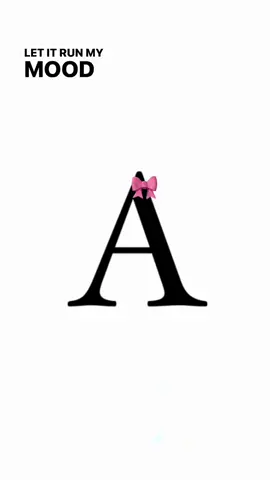 A #zyxcba #foryoupage #fyp #coquette #repost #letter #alphabet #bow #relatable 