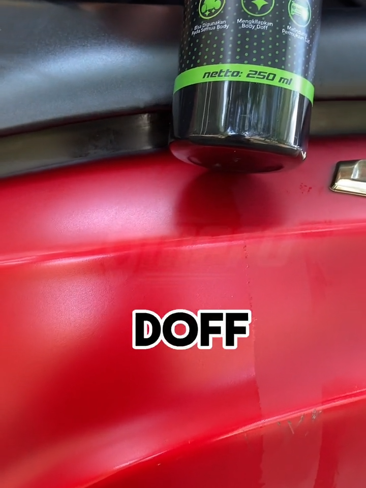 Lo bayangin motor doff lo yang harusnya keliatan elegan malah jadi biasa aja karena udha kusam dan buluk? Nahh lo harus punya Ompro Doff Protection cuy buat ngerawat cat doff motor lo biar tetep ngedoff terus! #pengkilapmotordoff #perawatanmotordoff #omproautocare