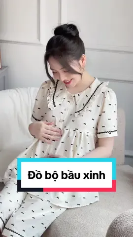 Bộ bầu hè xinh cho mẹ bầu vừa thoải mái vừa yêu #xuhuong #mebau #bobau 
