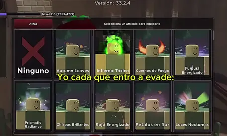 siempre que entro a accesorios 💅🏽 #roblox #evade #robloxevade #evadir #robloxevadeedit #accessories #limited #trend #fpyツ #foryoupage #foryou #tiktok 