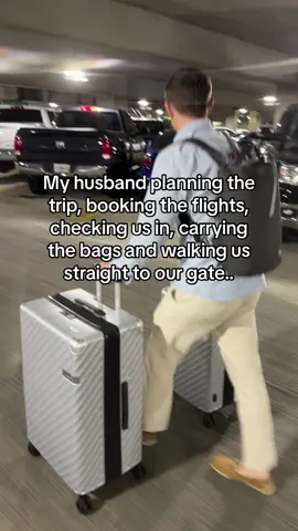 Except for when the kids are traveling with us.. #travel #couplestravel 