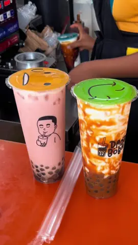 After enduring 1001 visits without indulging in daddys boba and submitting 999 complaints to @Ewurama 🇬🇭🍒  about its closure on my visits, I finally savored my first taste of two delightful flavors: caramel lotus and strawberry milk. 🧋  Here’s hoping I get to try more flavors. Fingers crossed for more boba adventures! 😊