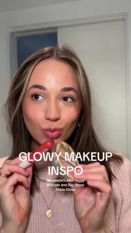 Bronzey girls night makeup look using @Annabelle Cosmetics new limited-edition Mini Biggy Bronzer in Trio Gold and Matte 💗 get yours @shoppersbeauty #glowymakeup #makeuptherapy #girltherapy #annabellecosmetics #makeup AD