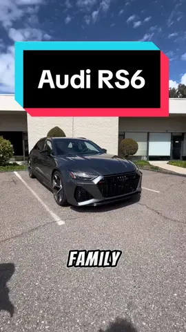 Replying to @vilde_sjoberg_olsson The Audi RS6 is not just a wagon, it’s a family wagon 🫡