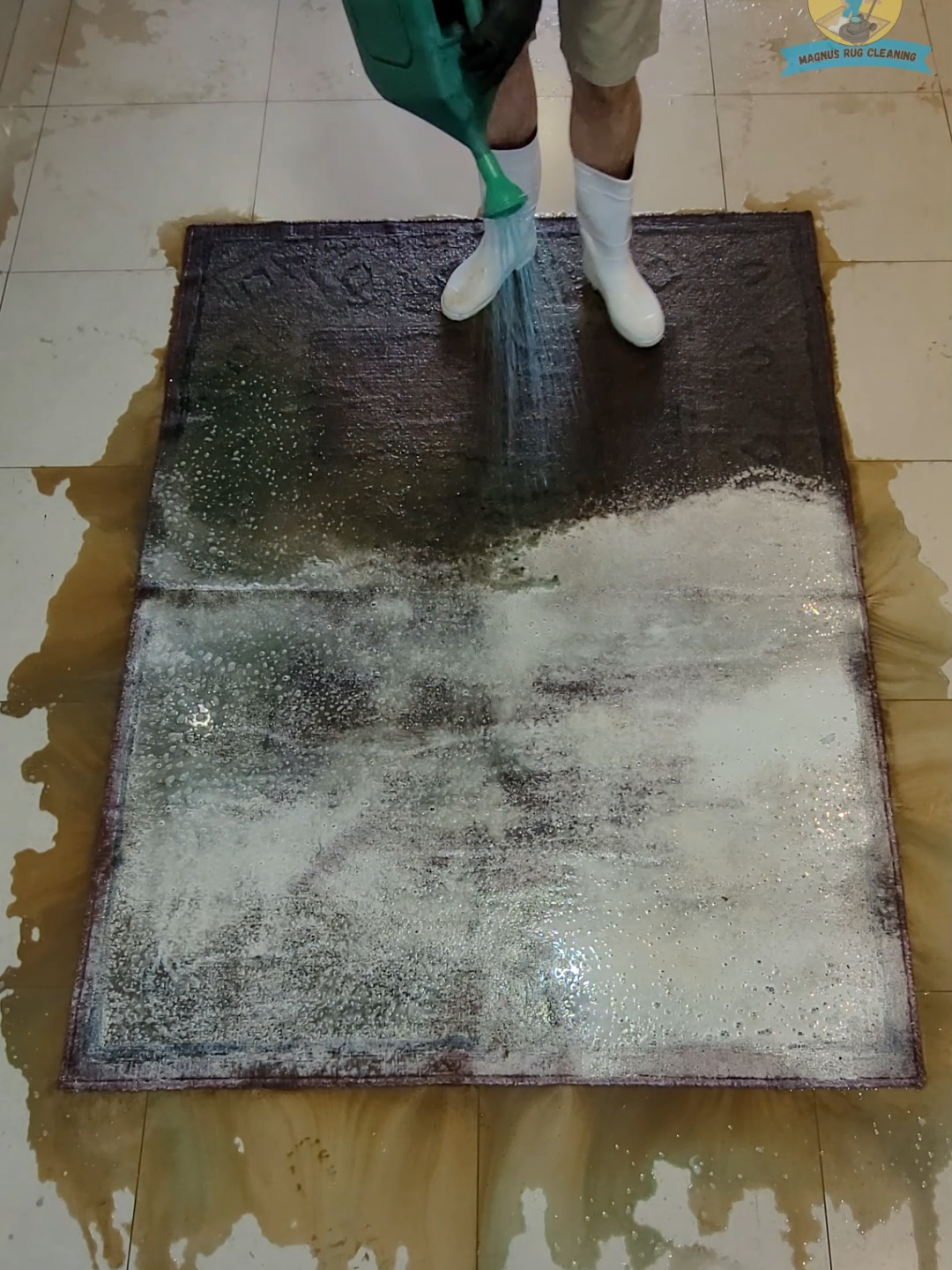 Terrible muddy dirty carpet cleaning satisfying rug Cleaning ASMR#asmrcleaning #carpetcleaning