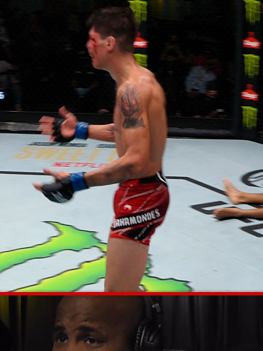 A spinning wheel kick to never forget 🤯 #ignaciobahamondes #UFC #mma