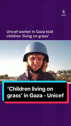 Tess Ingram, a Unicef Communication Specialist working in the Gaza Strip, tells Channel 4 News that a seven-year-old boy she met had 