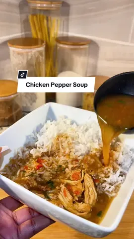 Easy Chicken pepper soup! So good and flavorful 🔥 #souptok #cooking #foodies #eatsbytweet 