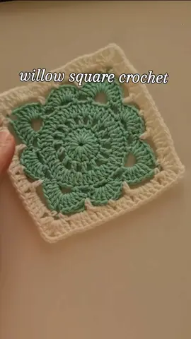 willow square crochet  #decoration #crochetersoftiktok #tips #stitch #handmade #crochet #granny #1million 