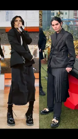 Unique in many ways 😜♥️🔥@truiszmc #fashionicon @SB19 Official @1Z Entertainment #unique #skirtman #icon #sb19 #rockstar #pablo #pablonase #sb19_pablo #hotdog #fyp #foryou #foru #foryoupage #foryourpage #update #tiktokph 