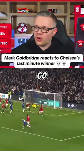 Absolutely appalling from United 🤣💀#foryou #fyp #markgoldbridge #manchesterunited #football #reaction #chelsea #youtube #viral 