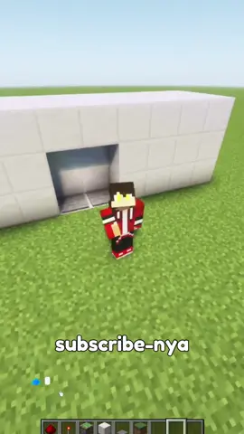 MEMBUAT PINTU OTOMATIS DI MINECRAFT #Minecraft 