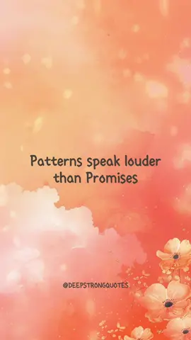 Patterns speak louder than Promises. ✨ Embrace yourself, knowing that you are easy to love and worthy of love. Surround yourself with those who appreciate you for who you are, and start by loving yourself. That’s where it all begins. #deepstrongquotes #Relationship #promises #christian #christianity #godisgreat #christiancontent #christianmotivation #toxicrelationship #jesus #god #healthyliving #codependency #motivation #knowyourworth #fyp #foryou #viral 