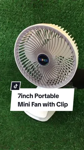 Portable Electric Fan with Clip 7inches Mini Fan USB Rechargeable 720° Angle Adjustment #portablefan #portablefantiktokshop #minifan #minifanportable #minifanrechargeable #portableminifan #minifans #portablefan❤️ 