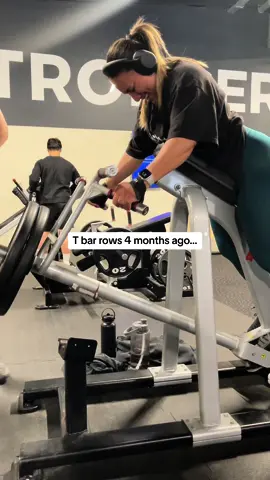 I genuinely haven’t done T bar rows since 4 months ago lol #gymgirl #backday #Fitness #workout #fyp 