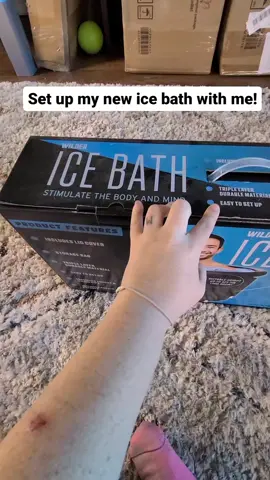 I just got this set up and couldn't believe how easy and fast it was! I'm excited to see how daily ice plunges help! follow along so u can see how it works in the morning! This is only $45 and linked on my #amazon store front!  This is crazy convenient and super affordable!  I actually found it at target but they don't have it anymore. So the amazon ones will likely go quick too! #ad 