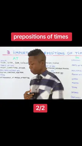 #CapCut prepositions of time in English #englishteacher #englishlesson #easyenglish #englishclass #englishphrases 