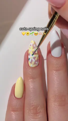 spring flower nails! 🌼🌱🥺 flower manis are always the cutest! <3 — using: • gel polishes from @melodysusie 💛 • use my code paular12 for 12% off! 💸 #springnails #nailinspo #nailarttutorial #nailart #naildesign #pinterestnails #diynails #cutenails #nailtok #easynailart #fypシ 